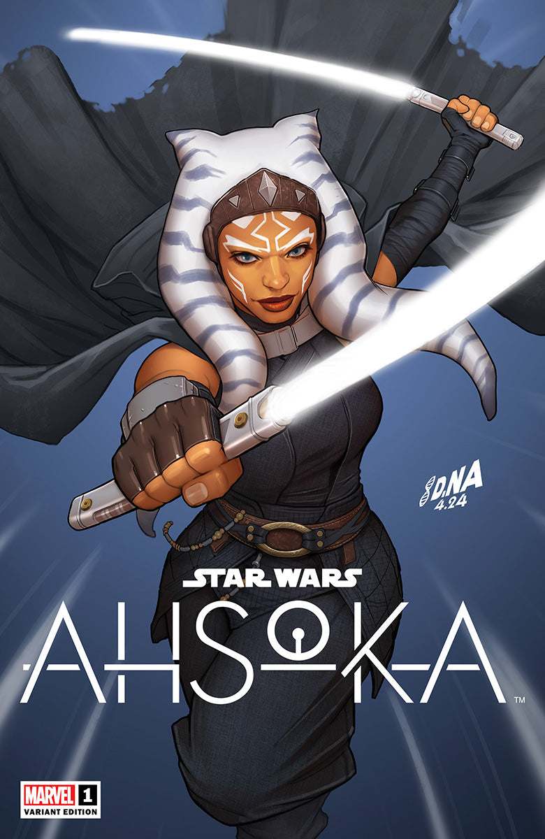 [SIGNED BY DAVID NAKAYAMA] STAR WARS: AHSOKA #1 UNKNOWN COMICS DAVID NAKAYAMA VAR [CGC 9.6+ YELLOW LABEL] (01/29/2025)