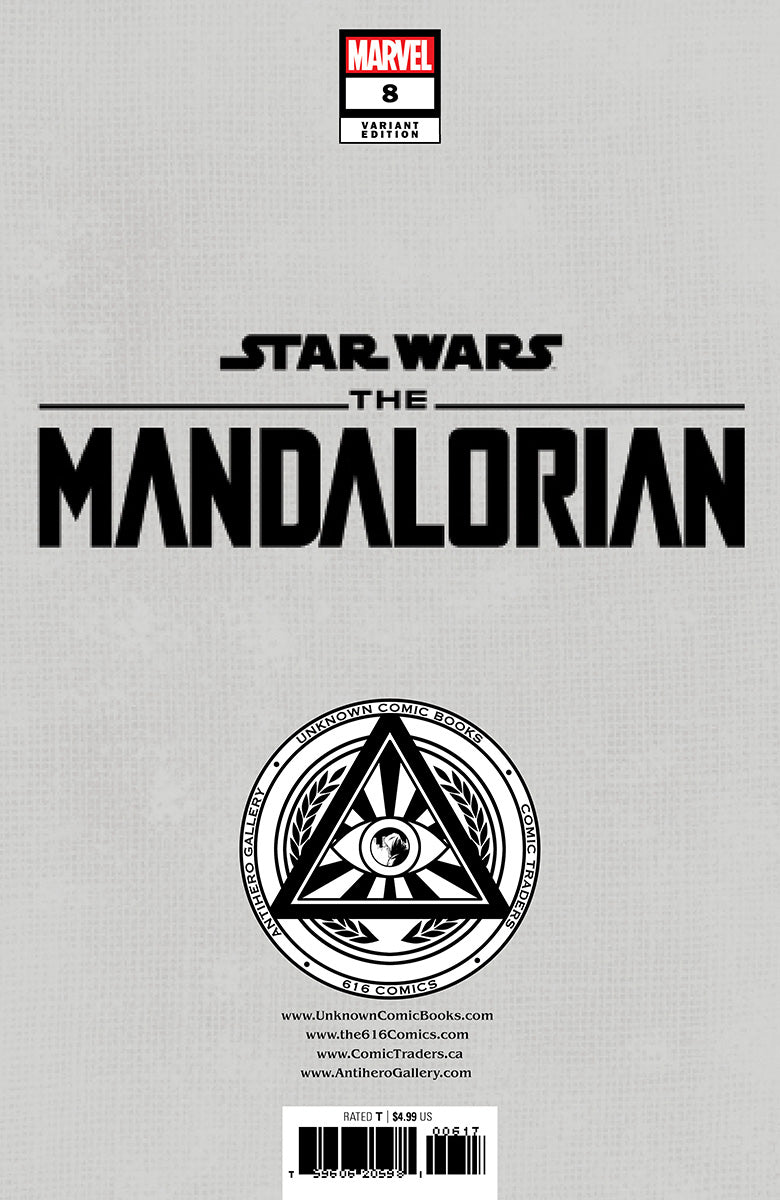 [SIGNED W/ COA] STAR WARS: THE MANDALORIAN SEASON 2 #8 UNKNOWN COMICS DAVID NAKAYAMA EXCLUSIVE VIRGIN VAR (07/31/2024)