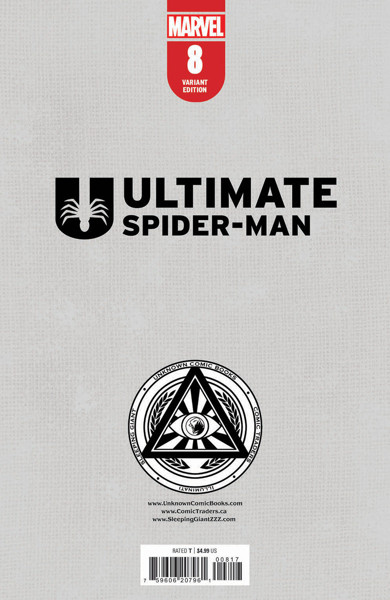 [SIGNED BY JONATHAN HICKMAN] ULTIMATE SPIDER-MAN #8 UNKNOWN COMICS EJIKURE EXCLUSIVE VIRGIN VAR [CGC 9.6+ YELLOW LABEL] (03/26/2025)