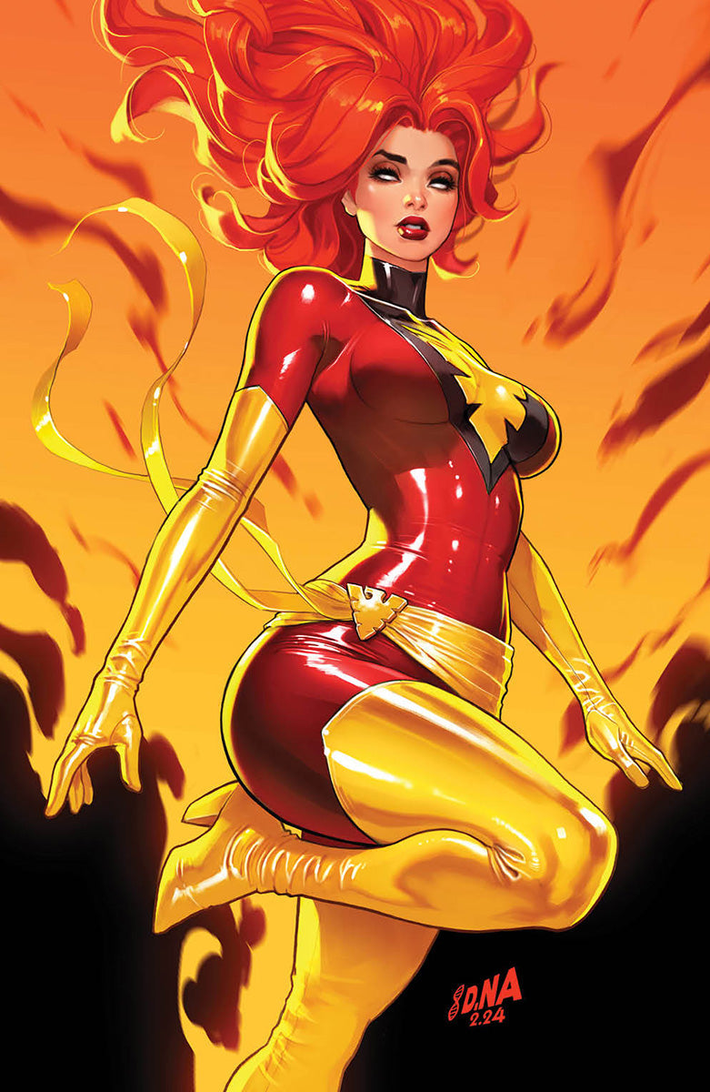 [SIGNED W/ COA] X-MEN #33 [FHX] UNKNOWN COMICS DAVID NAKAYAMA EXCLUSIVE DARK PHOENIX VIRGIN VAR (08/14/2024)