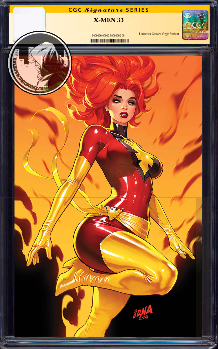 X-MEN #33 [FHX] UNKNOWN COMICS DAVID NAKAYAMA EXCLUSIVE DARK PHOENIX VIRGIN VAR [CGC YELLOW LABEL] (10/30/2024)