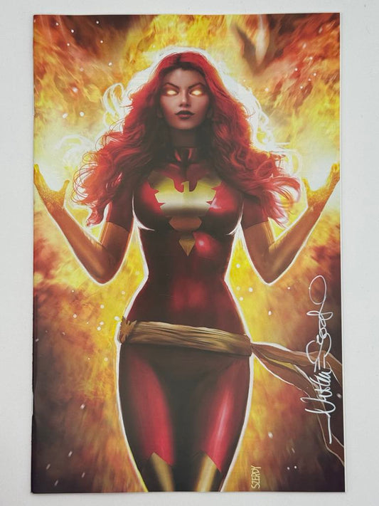 [SIGNED W/ COA] X-MEN #101 FACSIMILE EDITION UNKNOWN COMICS NATHAN SZERDY EXCLUSIVE RED VIRGIN CONVENTION VAR [IN STOCK]