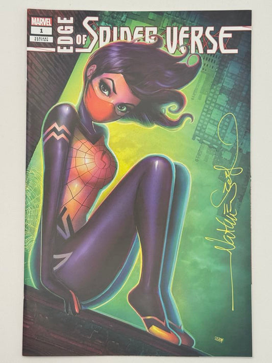 [SIGNED W/ COA] EDGE OF SPIDER-VERSE #1 UNKNOWN COMICS NATHAN SZERDY EXCLUSIVE VAR [IN STOCK]
