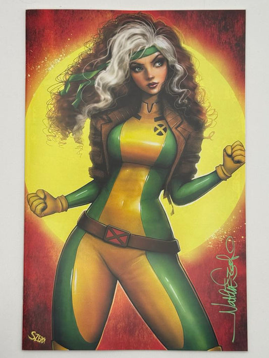 [SIGNED W/ COA] AVENGERS ANNUAL #10 UNKNOWN COMICS NATHAN SZERDY EXCLUSIVE VIRGIN VAR FACSIMILE EDITION [IN STOCK]