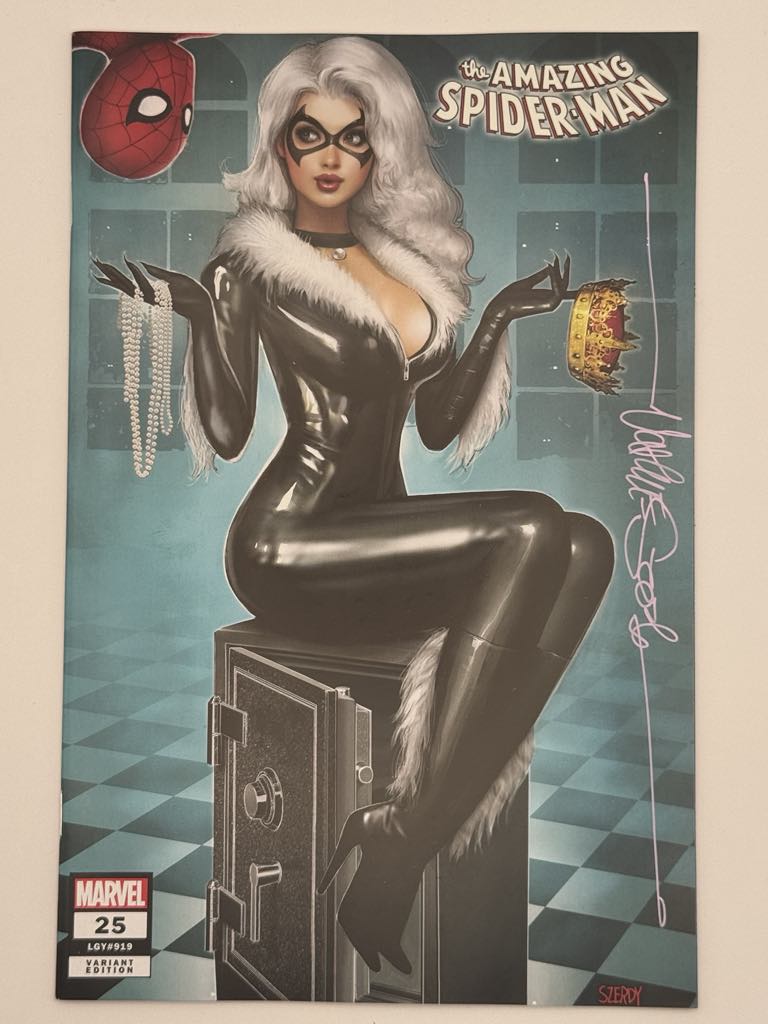 [SIGNED W/ COA] AMAZING SPIDER-MAN #25 UNKNOWN COMICS NATHAN SZERDY EXCLUSIVE VAR [IN STOCK]