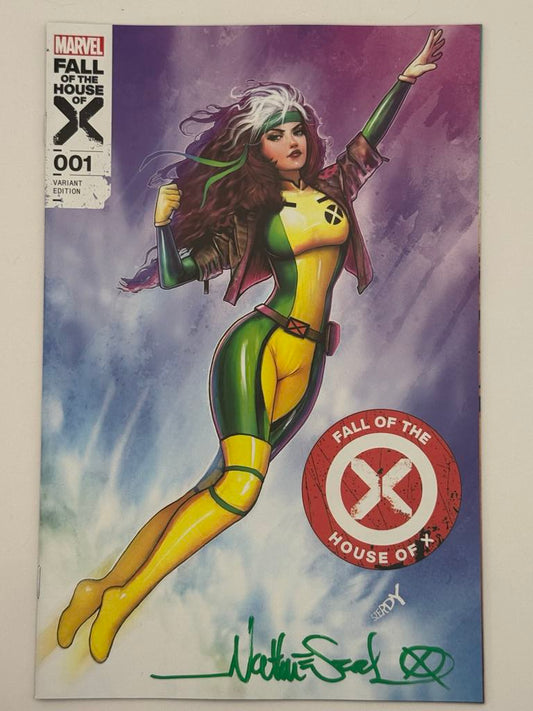 [SIGNED W/ COA] FALL OF THE HOUSE OF X #1 [FHX] UNKNOWN COMICS NATHAN SZERDY EXCLUSIVE VAR [IN STOCK]
