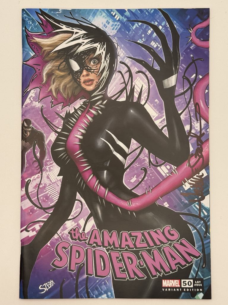 [SIGNED W/ COA] AMAZING SPIDER-MAN #50 UNKNOWN COMICS NATHAN SZERDY EXCLUSIVE VAR [IN STOCK] (Copy)