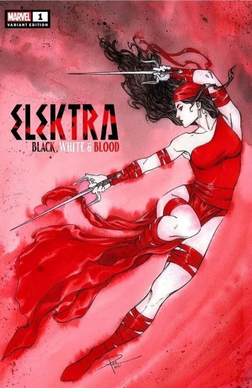 Elektra: Black, White & Blood #1 by Sabine Rich [ORIGINAL ART]