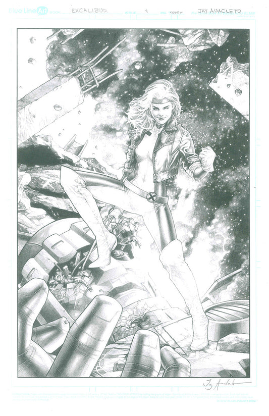 Excalibur #1 Jay Anacleto [ORIGINAL ART]