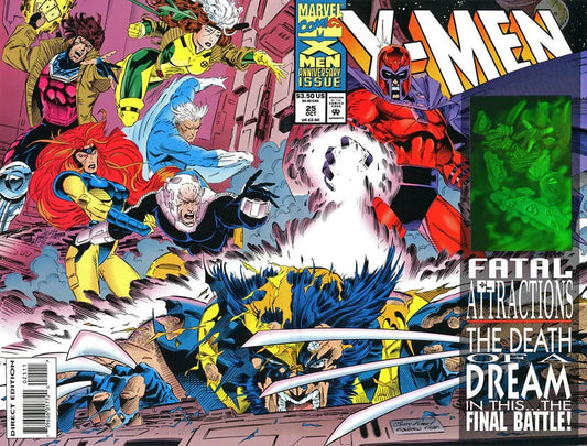 [SIGNED W/ COA ANDY KUBERT] [FOIL] X-MEN #25 (1991) EXCLUSIVE FOIL VARIANT [MEX] (08/28/2024)