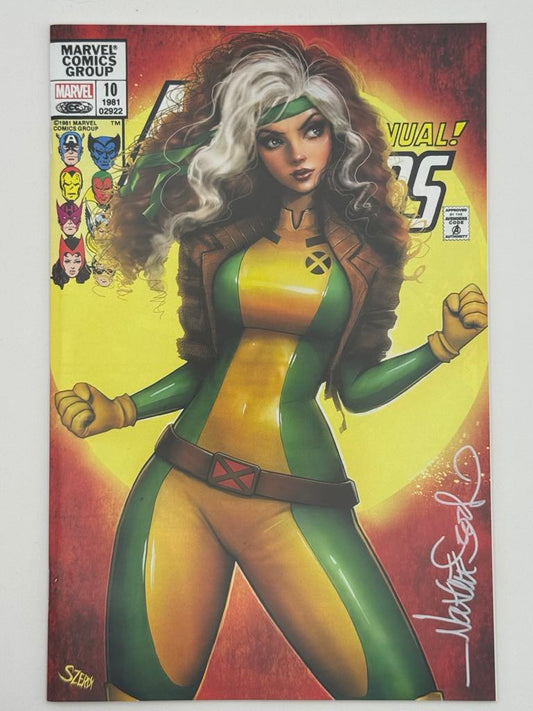 [SIGNED W/ COA] AVENGERS ANNUAL #10 UNKNOWN COMICS NATHAN SZERDY EXCLUSIVE VAR FACSIMILE EDITION [IN STOCK]