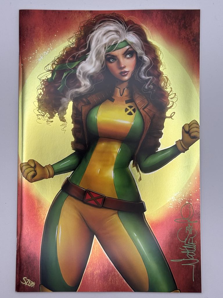 [SIGNED W/ COA] [FOIL] AVENGERS ANNUAL #10 UNKNOWN COMICS NATHAN SZERDY EXCLUSIVE VAR FACSIMILE VIRGIN SDCC 2024 EDITION [IN STOCK]