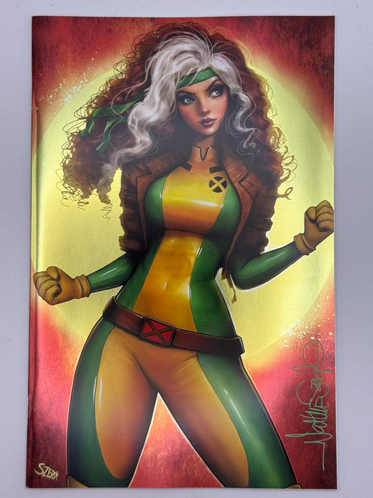 [SIGNED W/ COA] [FOIL] AVENGERS ANNUAL #10 UNKNOWN COMICS NATHAN SZERDY EXCLUSIVE VAR FACSIMILE VIRGIN SDCC 2024 EDITION [IN STOCK]