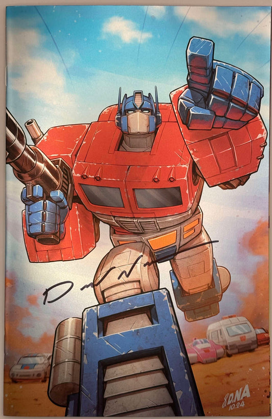 [SIGNED w/ COA] [FOIL] Transformers #1 10th PTG Unknown Comics David Nakayama Exclusive Virgin Var [IN STOCK]