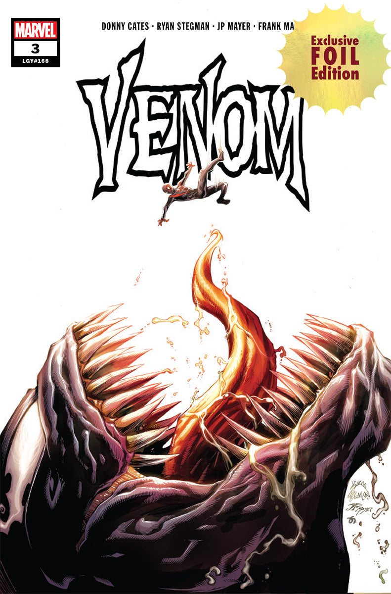 [FOIL] VENOM #3 UNKNOWN COMICS EXCLUSIVE FACSIMILE STEGMAN VIRGIN VAR (10/26/2024) First full appearance of Knull