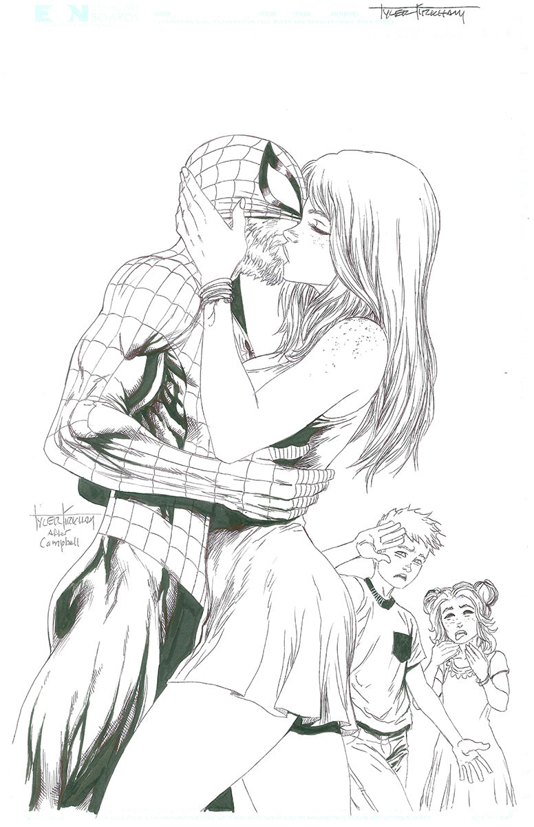 Ultimate Spider-Man #2 by Tyler Kirkham [ORIGINAL ART]