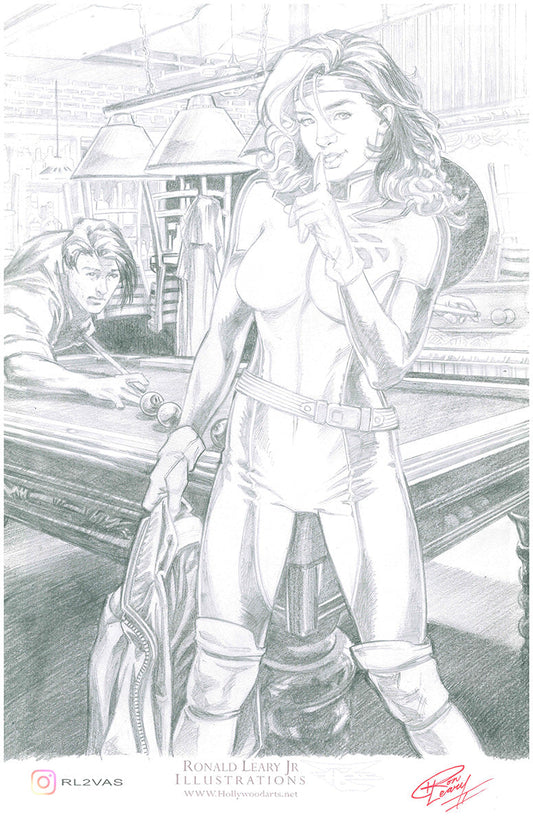 Rogue Pool Table by Ron Leary Jr [ORIGINAL ART]