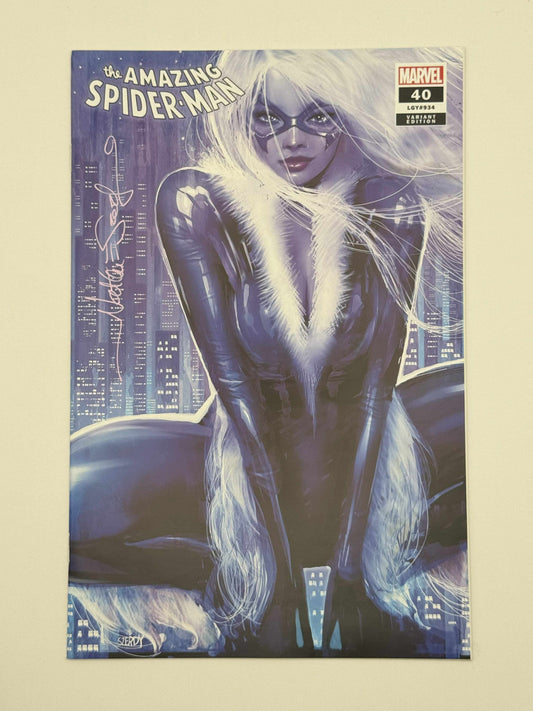 [SIGNED W/ COA] AMAZING SPIDER-MAN #40 [GW] UNKNOWN COMICS NATHAN SZERDY EXCLUSIVE VAR [IN STOCK]