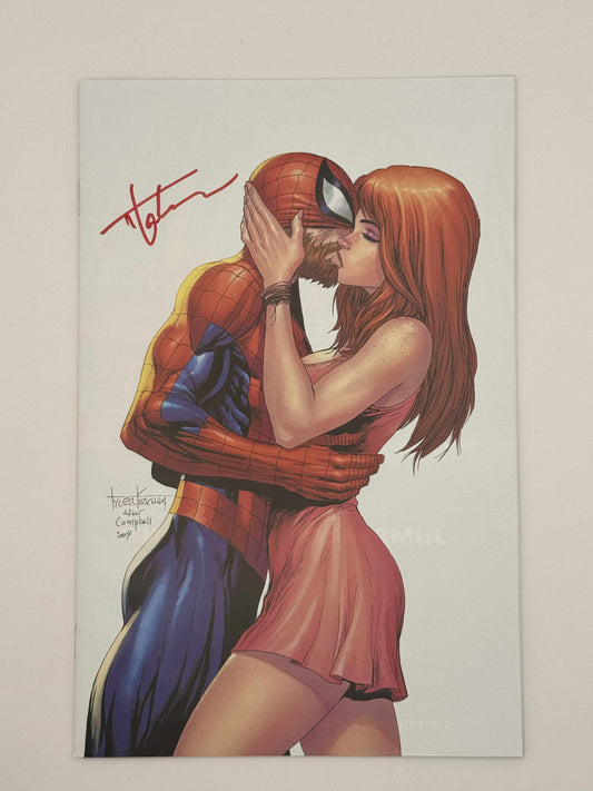 [SIGNED W/ COA] ULTIMATE SPIDER-MAN #2 UNKNOWN COMICS TYLER KIRKHAM EXCLUSIVE VIRGIN VAR [IN STOCK]