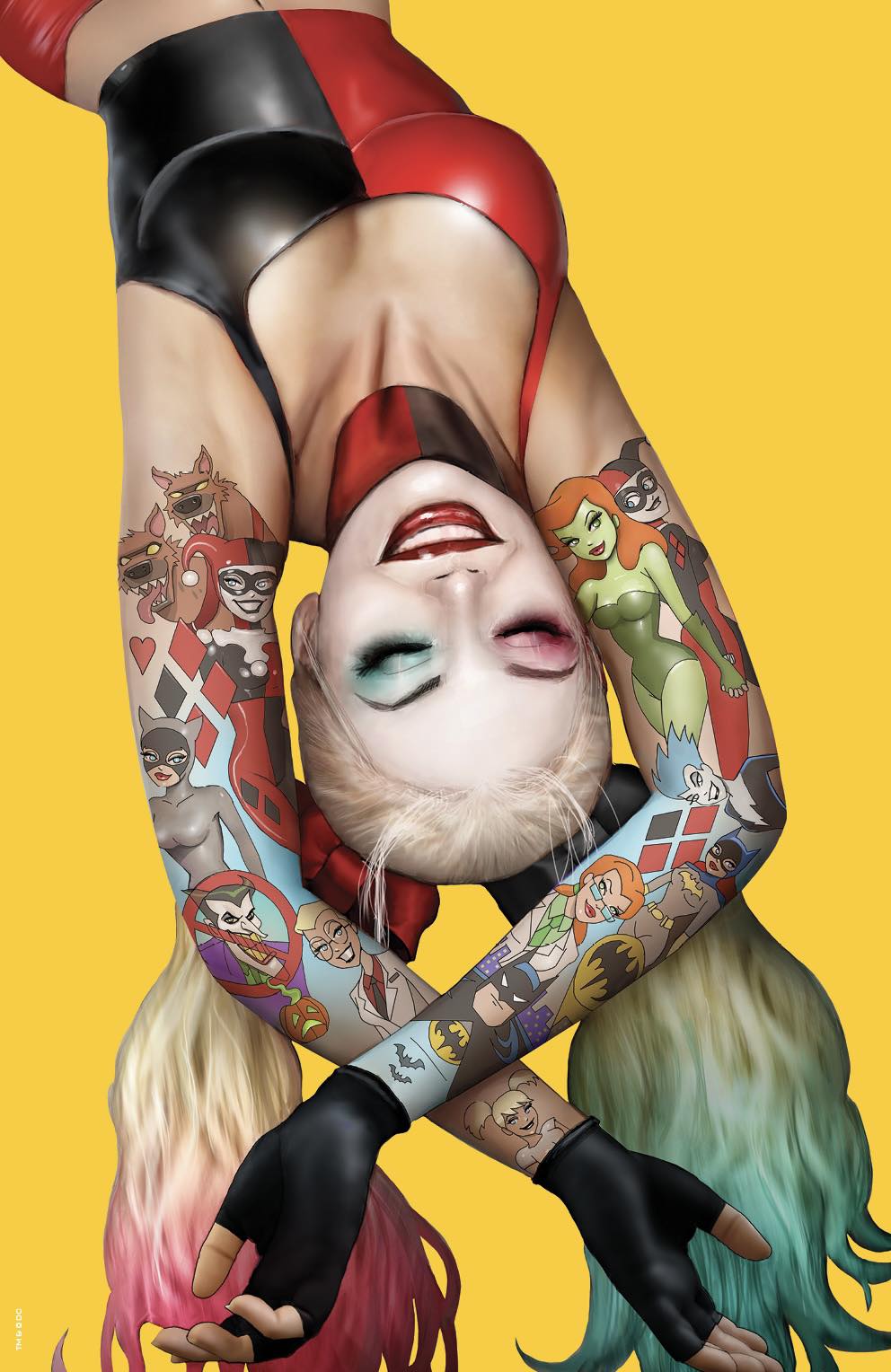 [SIGNED W/ COA] [FOIL] HARLEY QUINN #30 NATHAN SZERDY (616) EXCLUSIVE TATTOO FOIL VIRGIN VAR (01/31/2024) (07/05/2023)