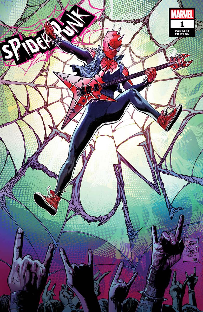 SPIDER-PUNK #1 UNKNOWN COMICS TONY DANIEL EXCLUSIVE Signed w/ COA